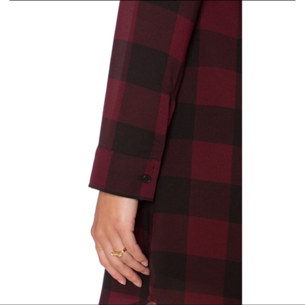 BB Dakota Plaid Shirt Dress - Picture 6 of 10